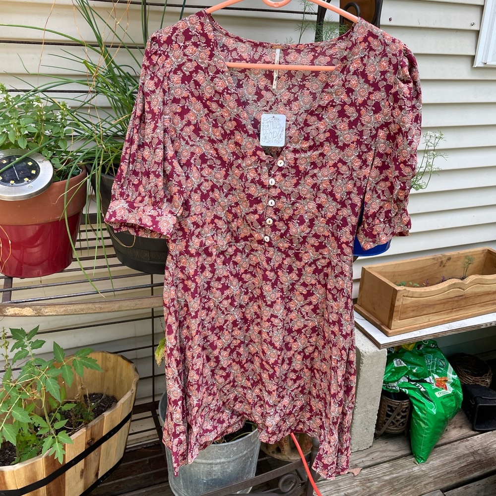 NWOT Free People  summer floral dress